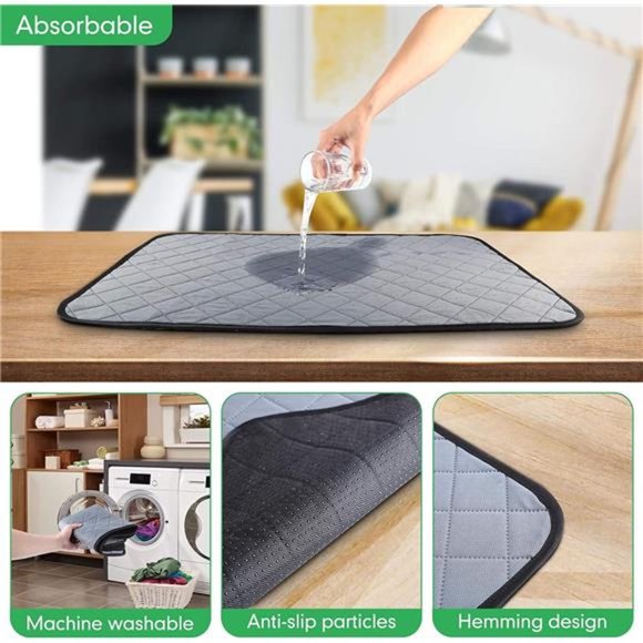 Large Dog Grass Pad with Tray (35inX23.2in), Artificial Grass Mats Washable Pad - Picture 2 of 6